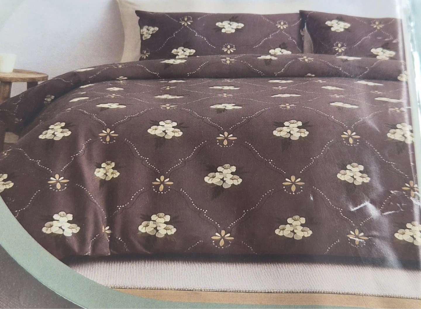 Unicorn and Floral Duvet Cover Set - photo 2