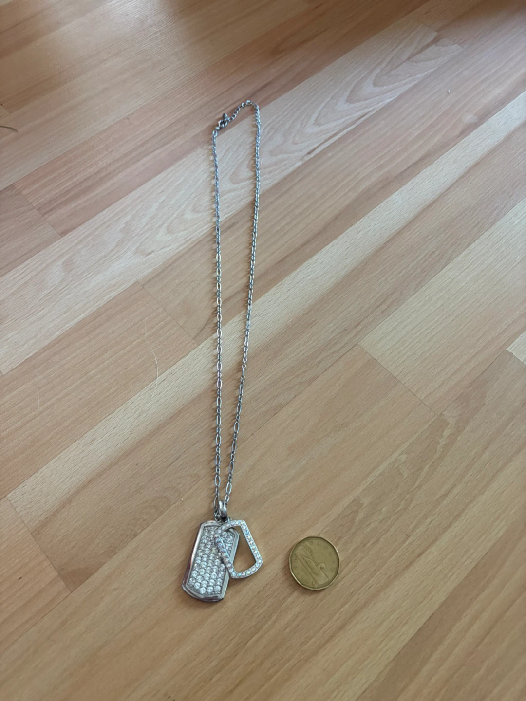 Silver Dog Tag Necklace - photo 3
