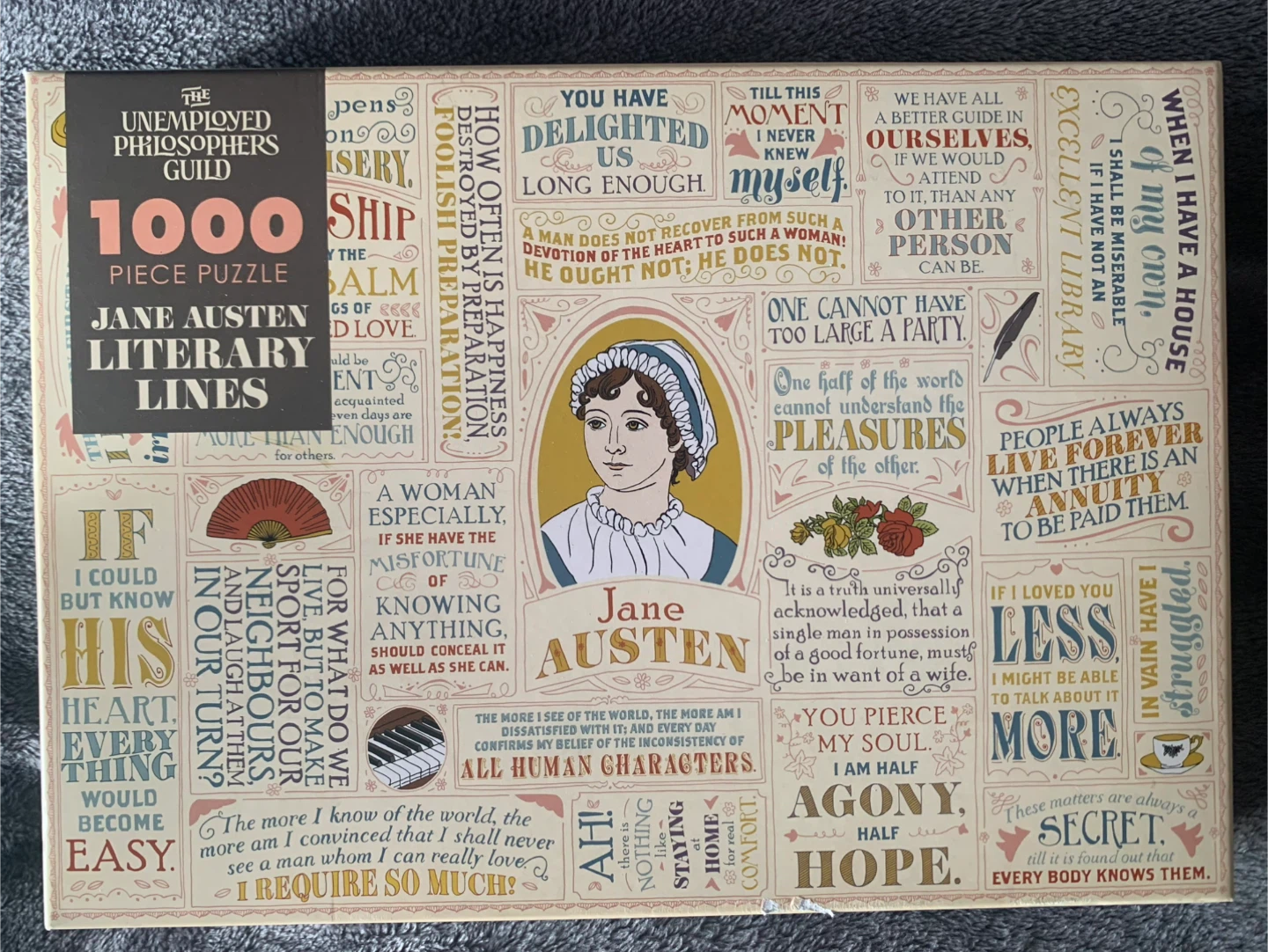 Jane Austen Quotes Jigsaw Puzzle