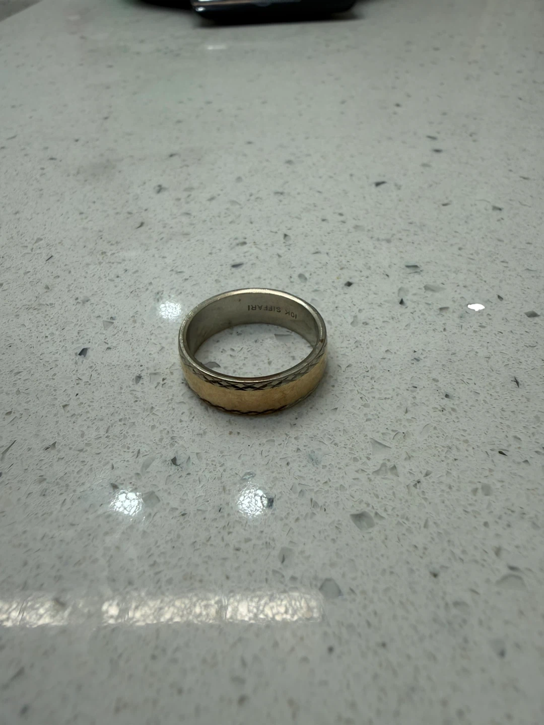 10K Solid Gold Ring 5g Heavy & Stylish Band - photo 2