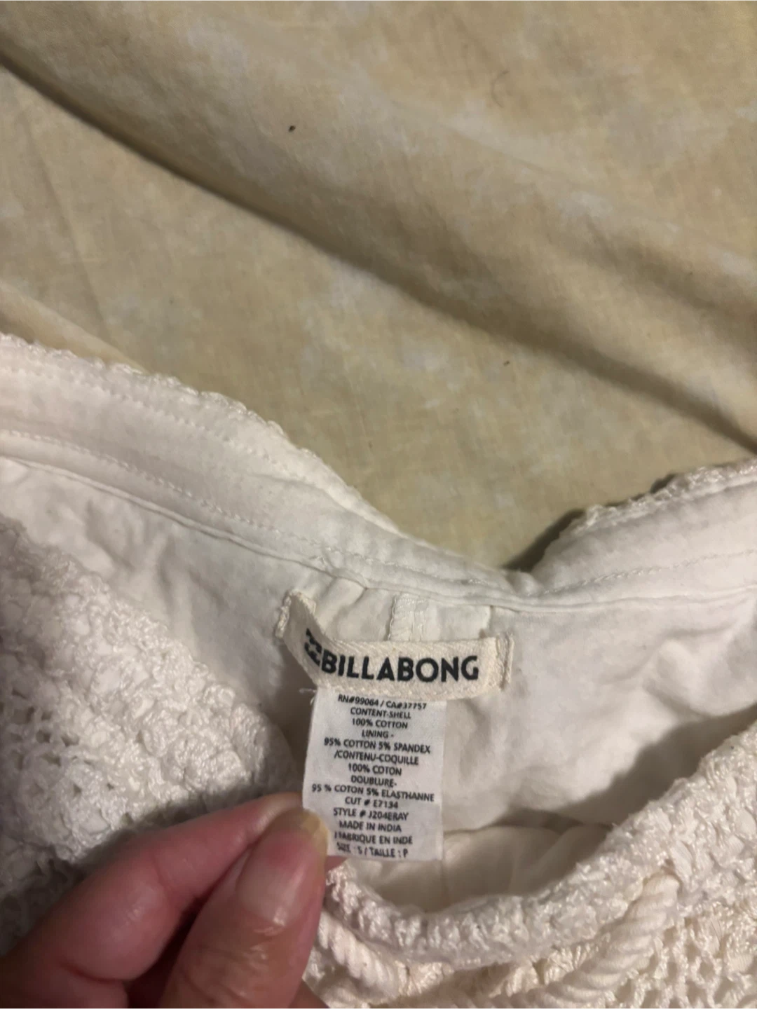 Billabong White Crochet Shorts - photo 2
