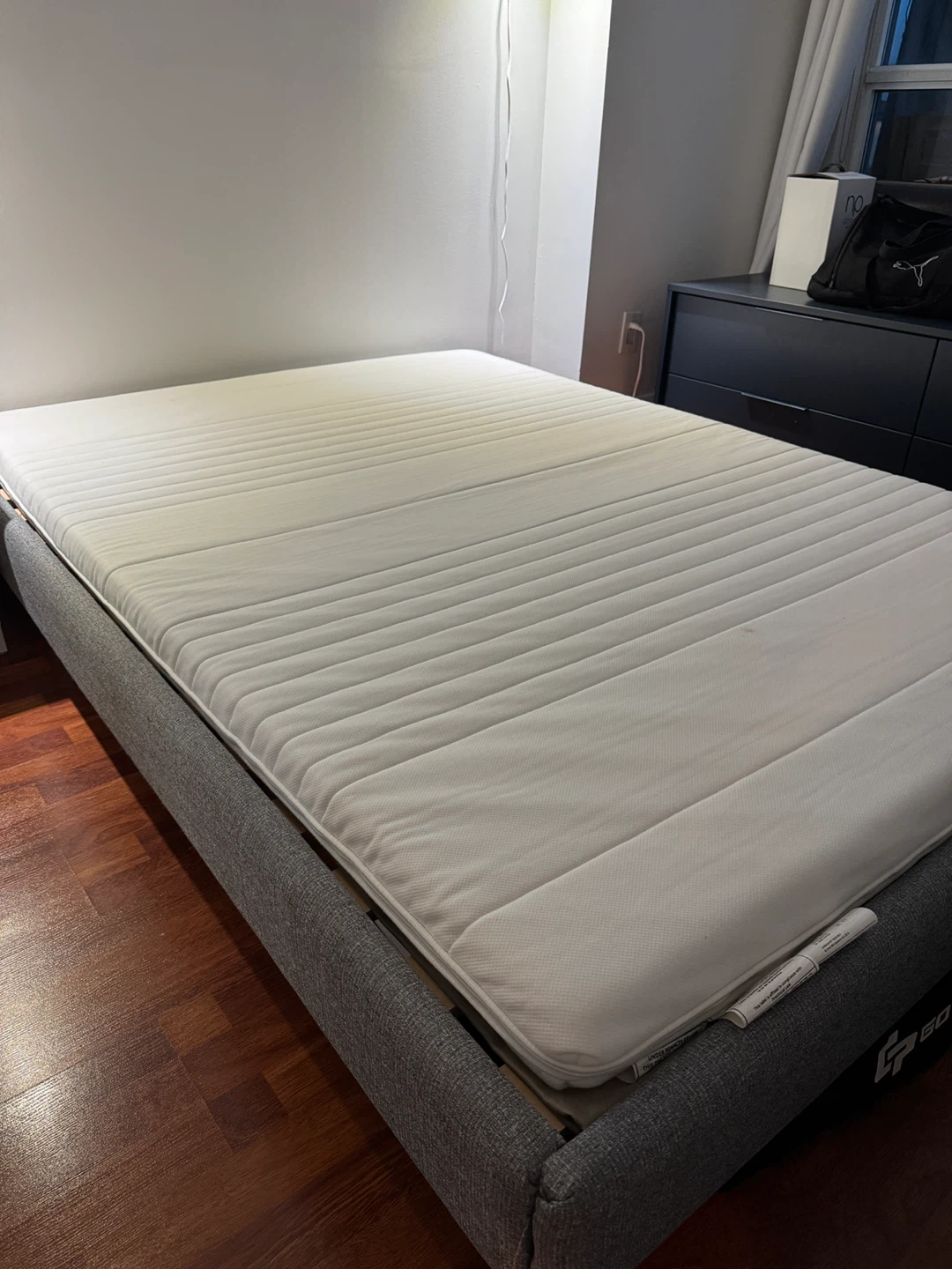 Full/Double Size Endy Bed Frame and Two Ikea Mattresses - photo 3