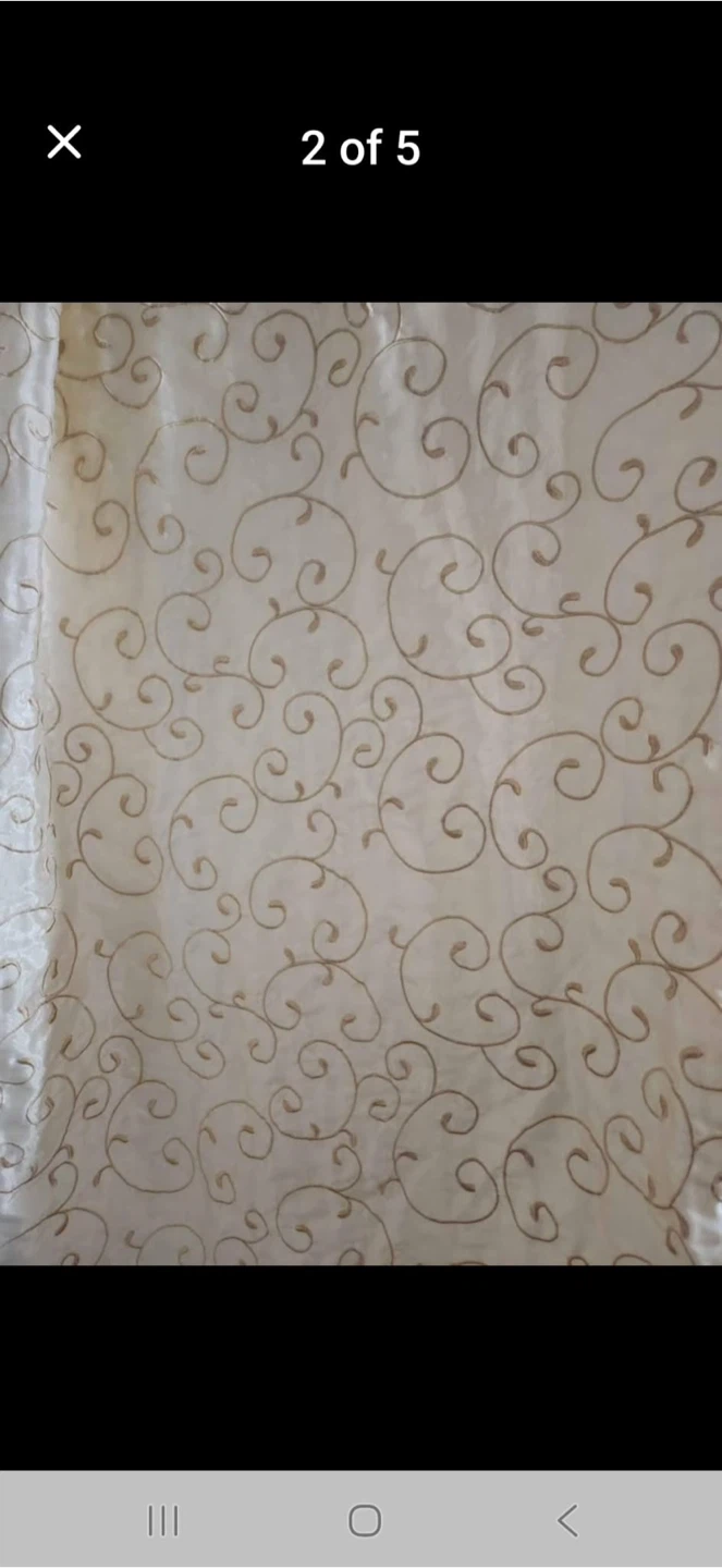 Gold tones curtains - photo 2