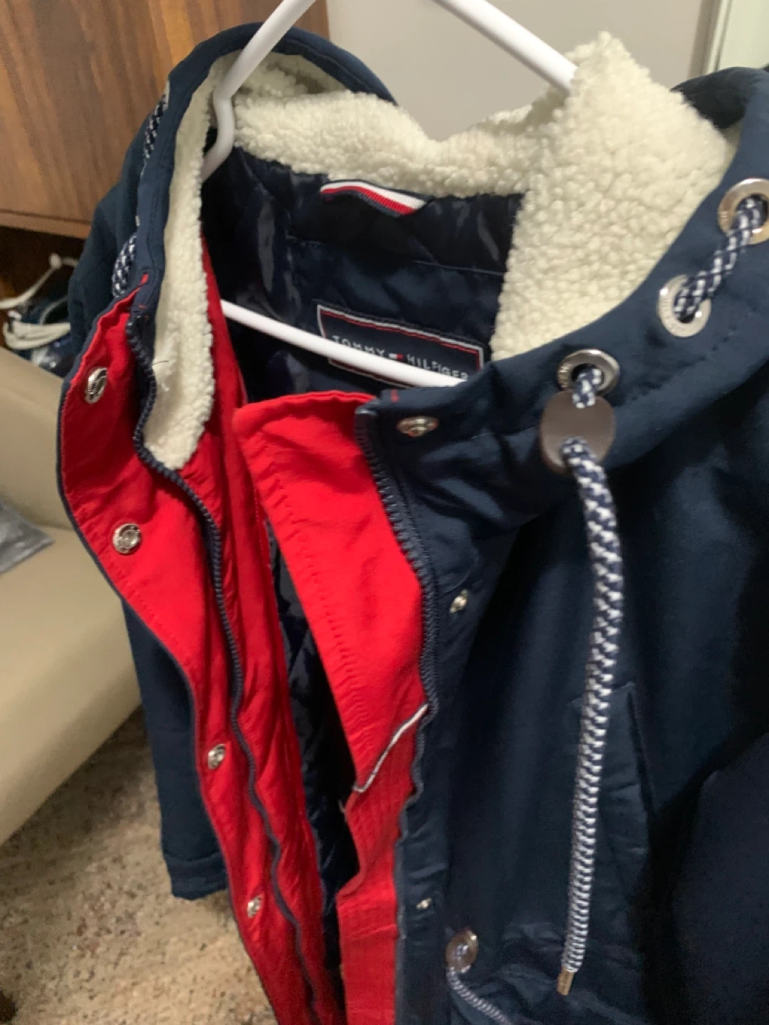 Tommy Hilfiger Navy Blue Parka Jacket - Size S - photo 3