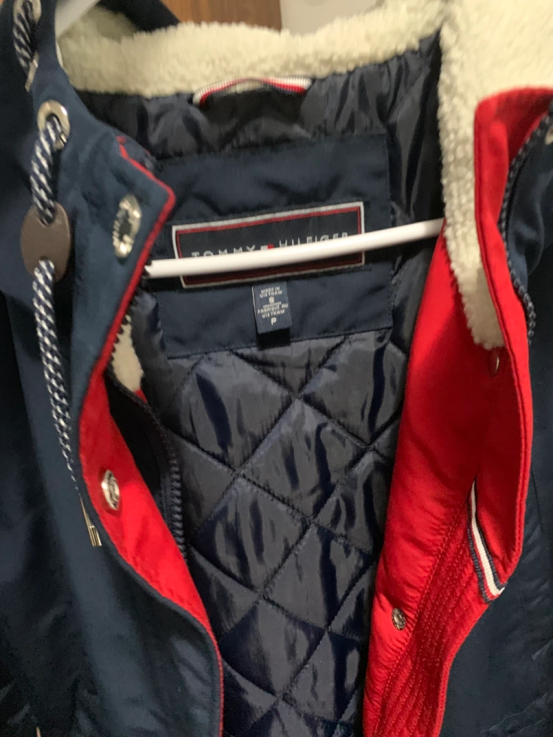 Tommy Hilfiger Navy Blue Parka Jacket - Size S - photo 2