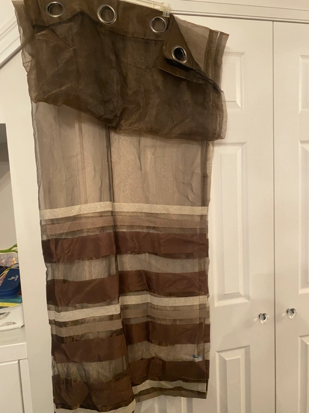 Brown Grommet Panel Curtain - 54" x 84"