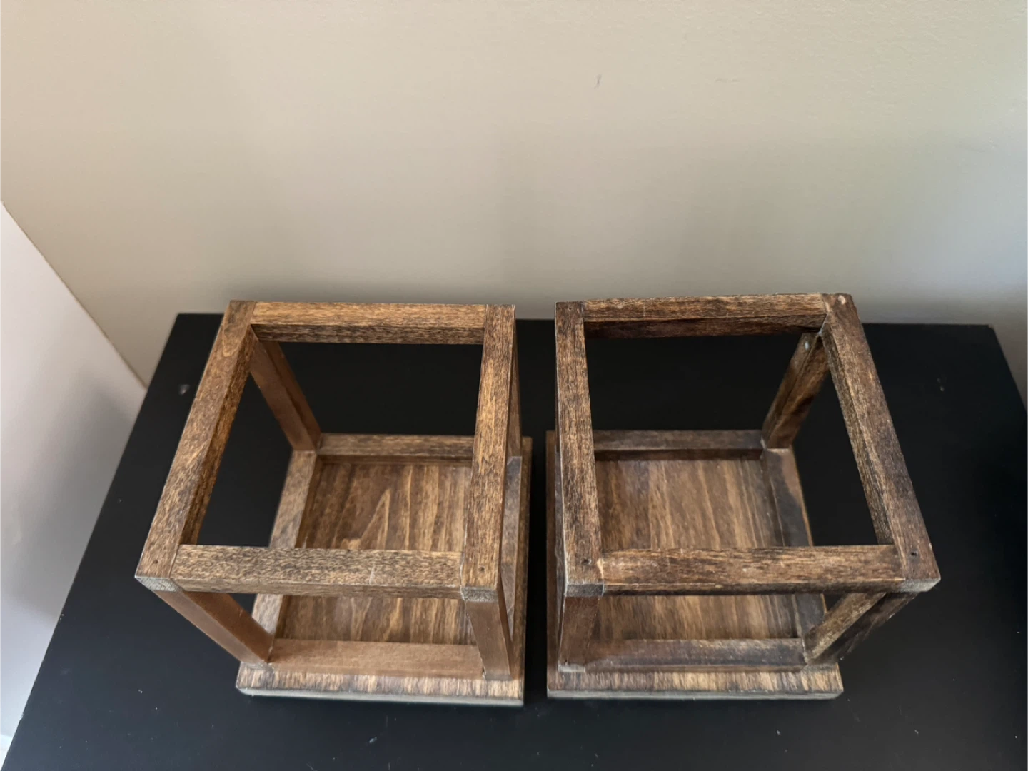 Set of 2 Wooden Candle Holders - photo 3