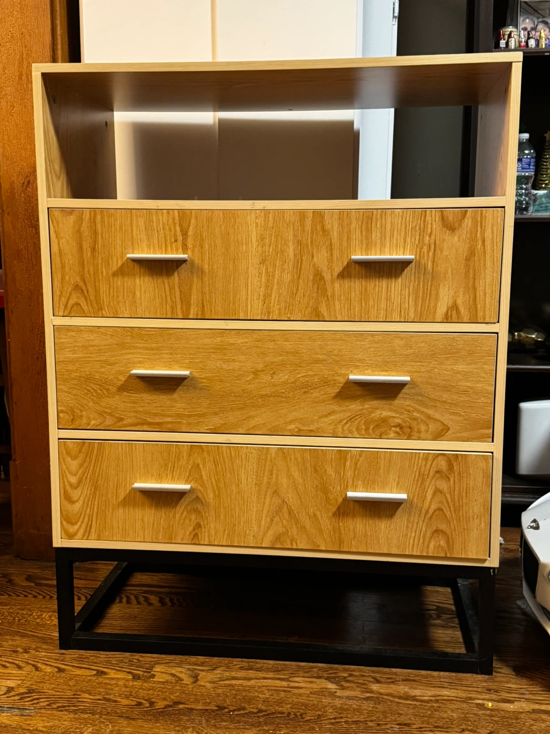 3 Drawer Dresser with Shelf