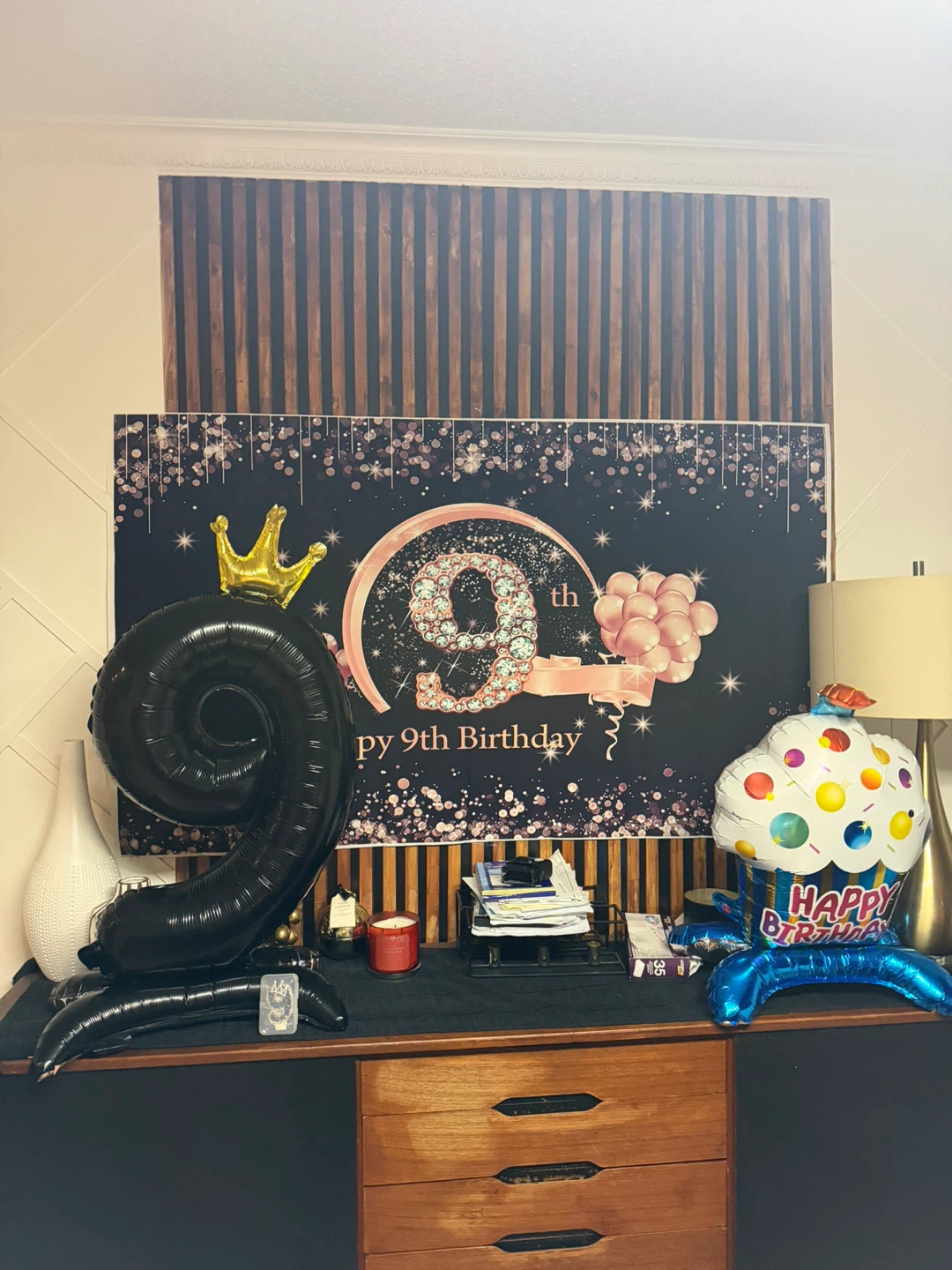 9th birthday decoration bundle