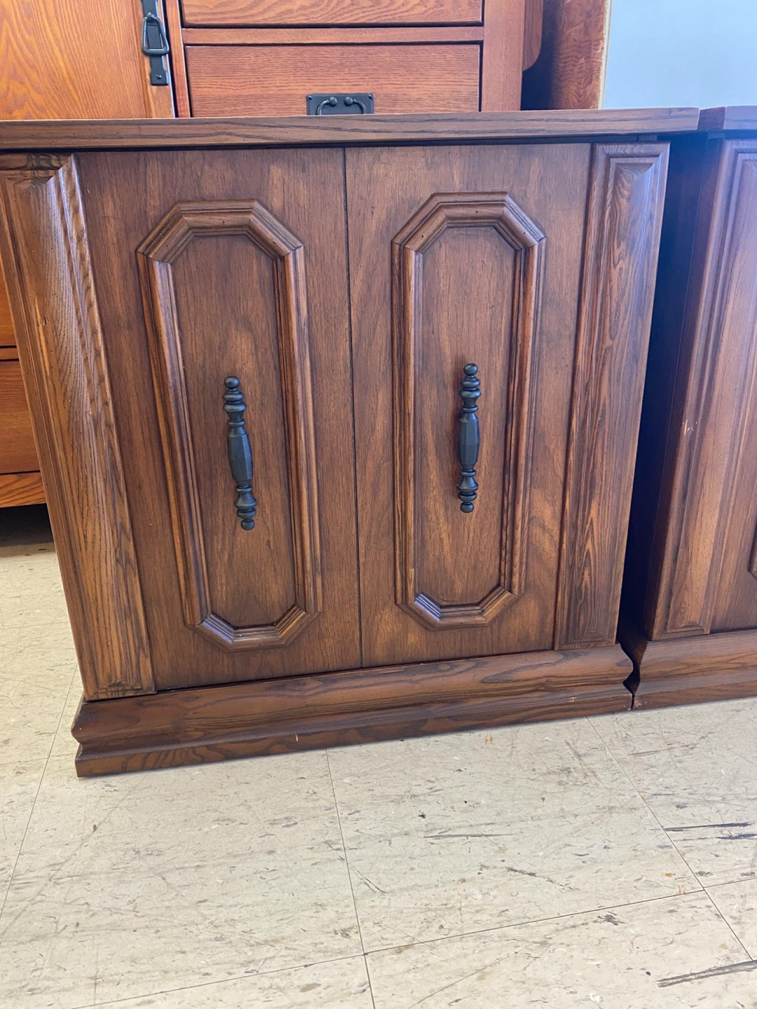 Vintage Wooden Nightstands - Set of 2 - photo 2