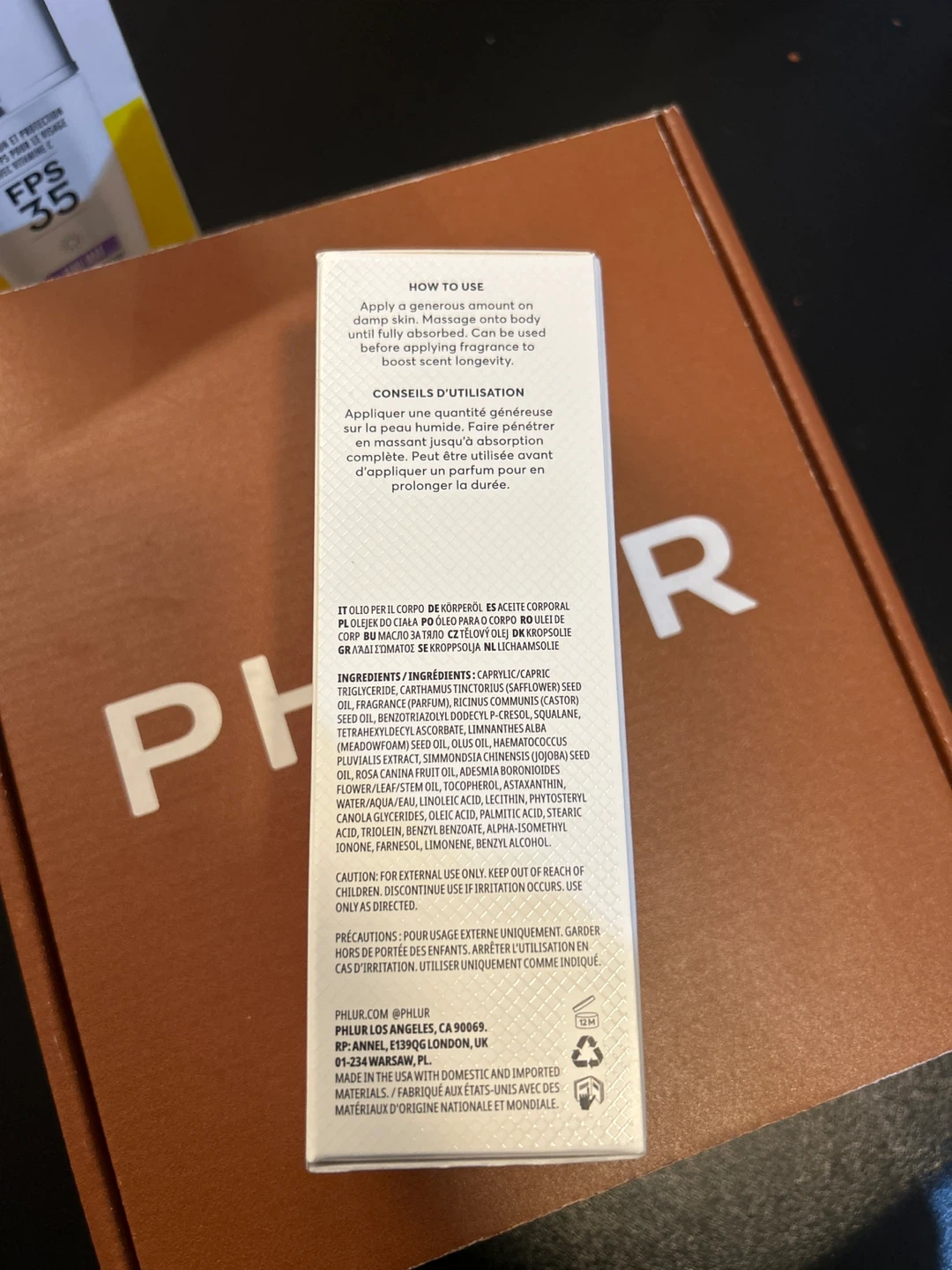 Phlur Vanilla Skin Body Oil - 4 Fl. Oz. - photo 2