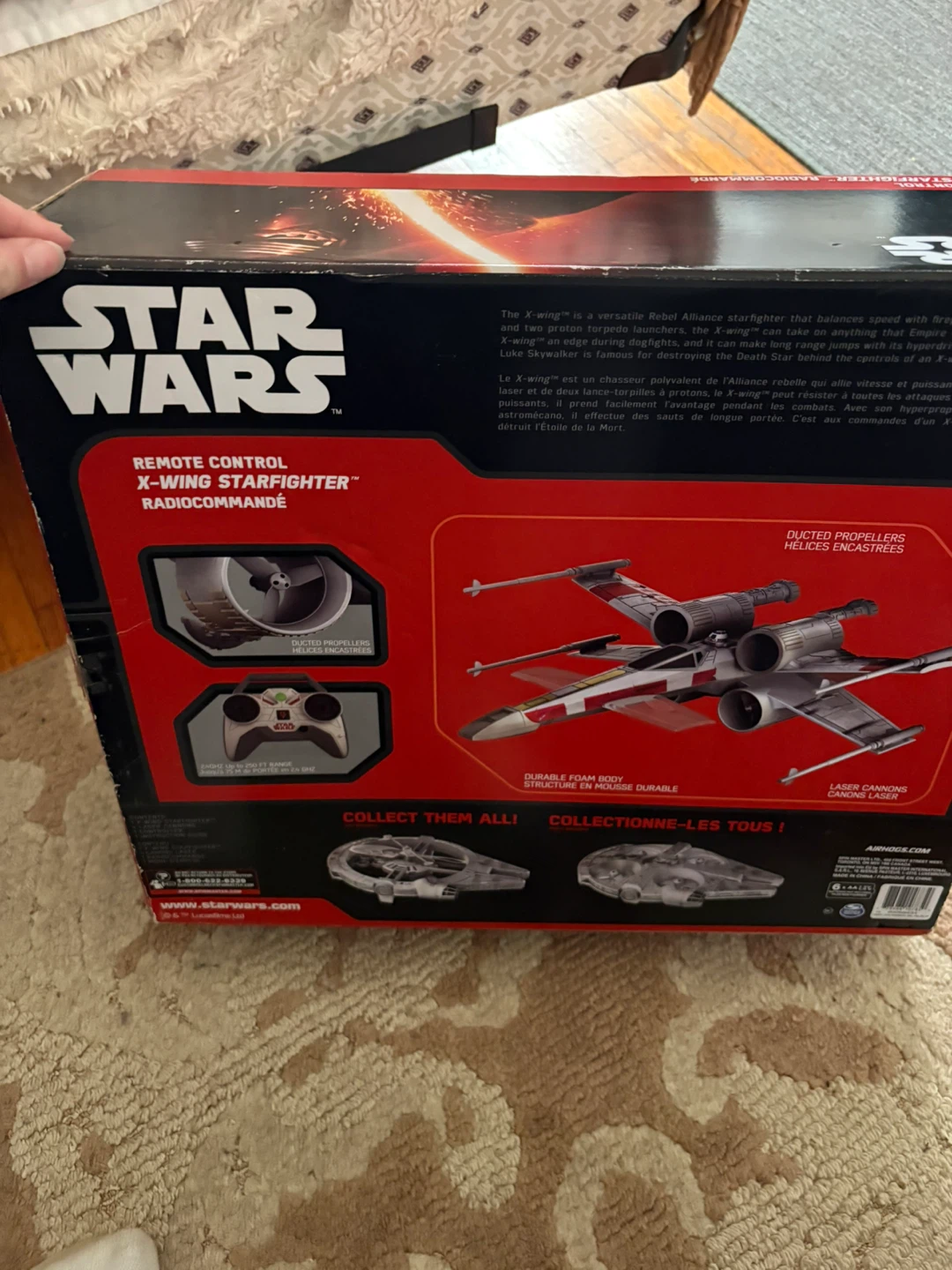 *BNIB* Air Hogs Star Wars Remote Control X-Wing Starfighter - photo 2