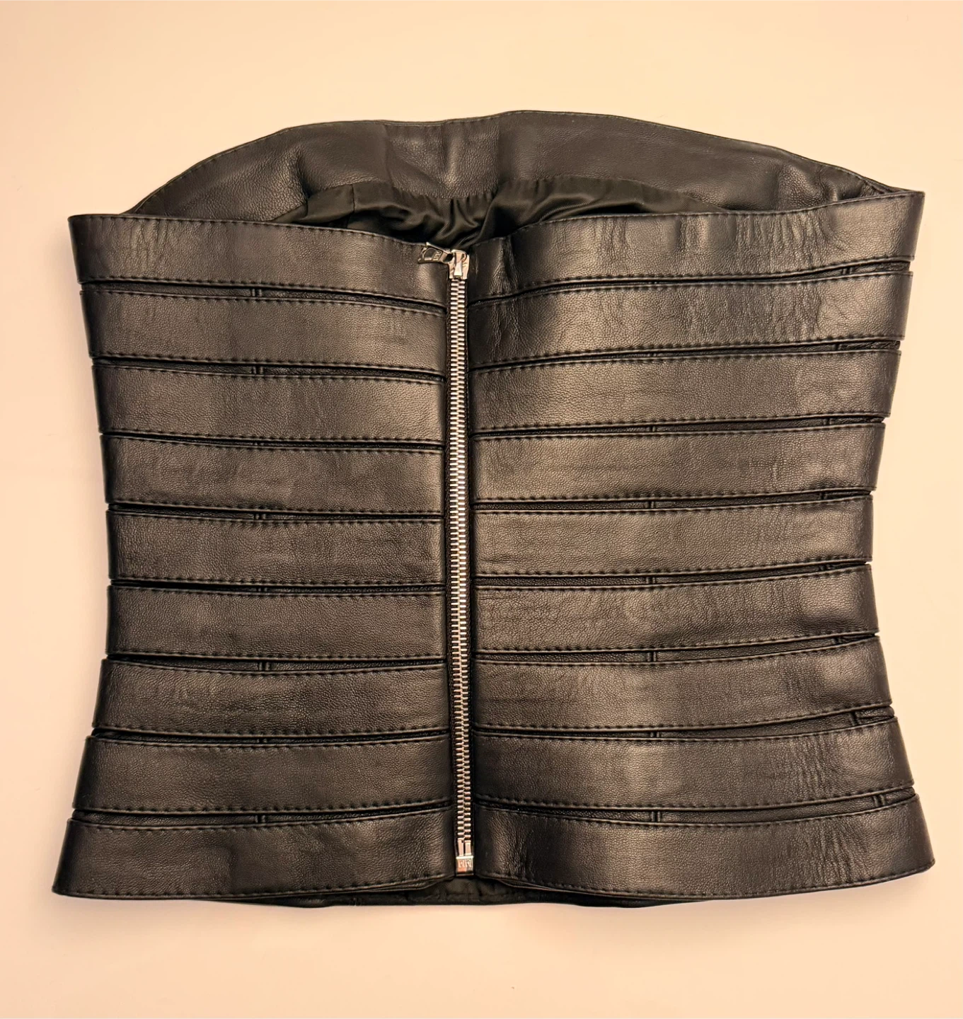 Leather Corset XS – Real Leather, Excellent Condition - photo 3