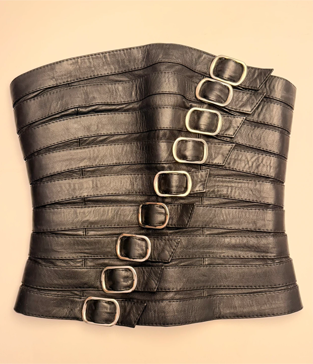Leather Corset XS – Real Leather, Excellent Condition - photo 2