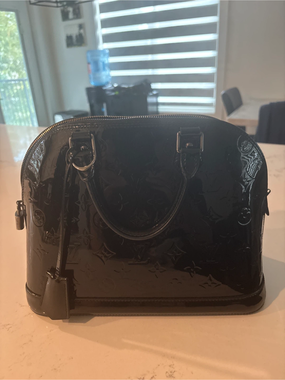 Louis Vuitton Alma Vernis Handbag