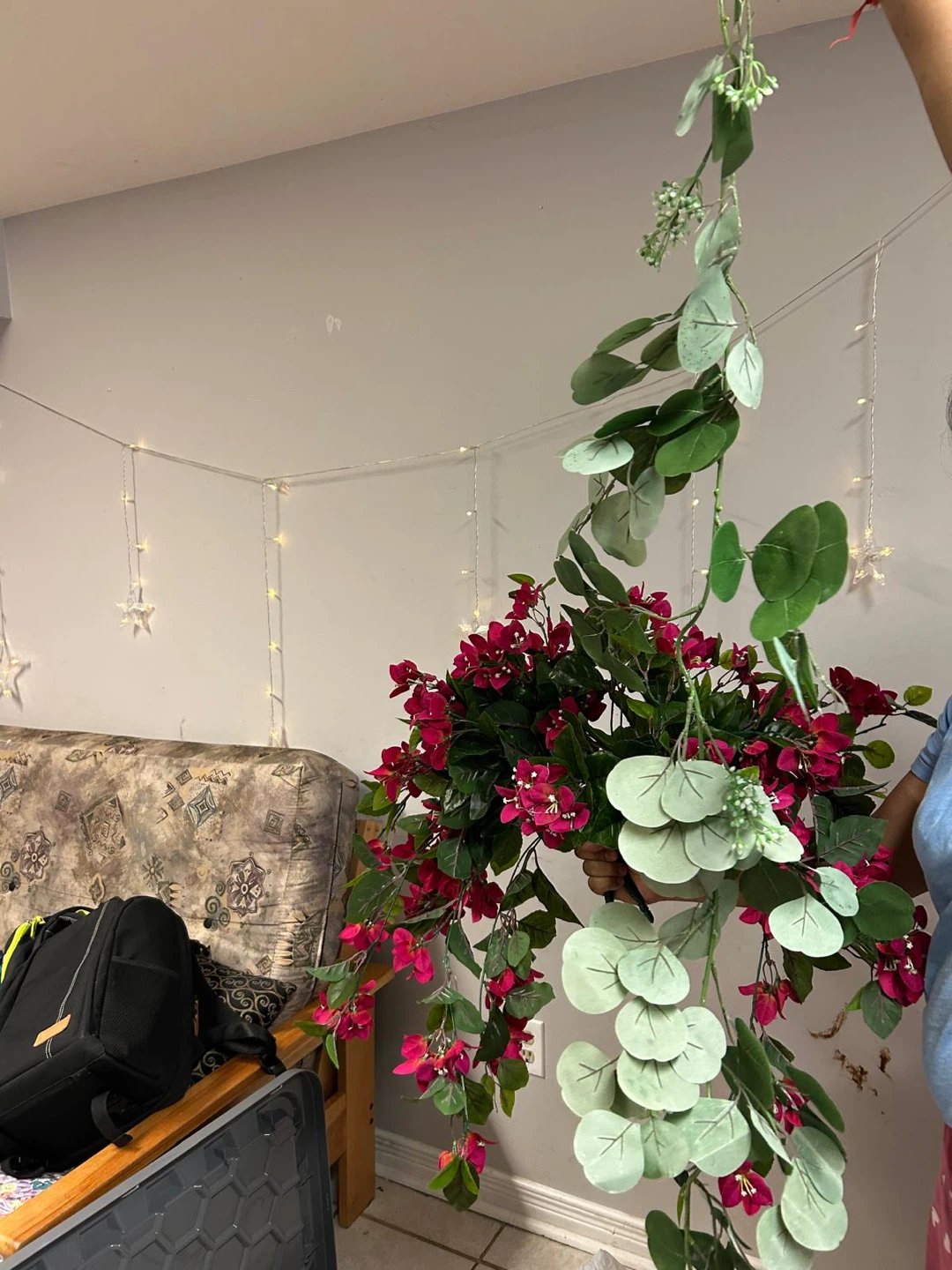 Artificial Hanging Bougainvillea Garland - photo 2