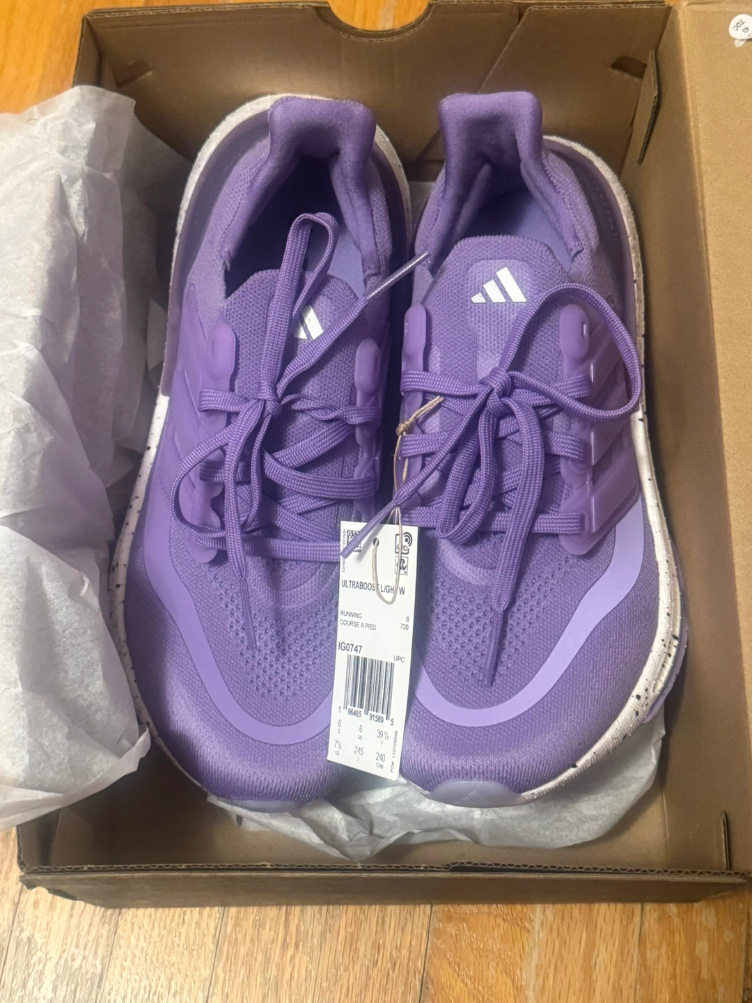 Adidas Ultraboost Light W Running Shoes - Purple - photo 4