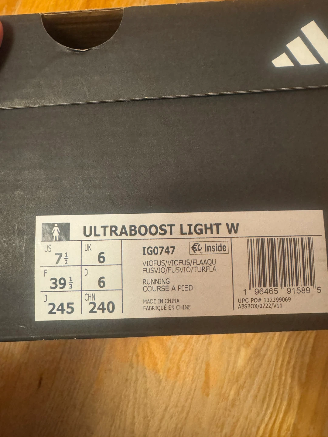Adidas Ultraboost Light W Running Shoes - Purple - photo 2