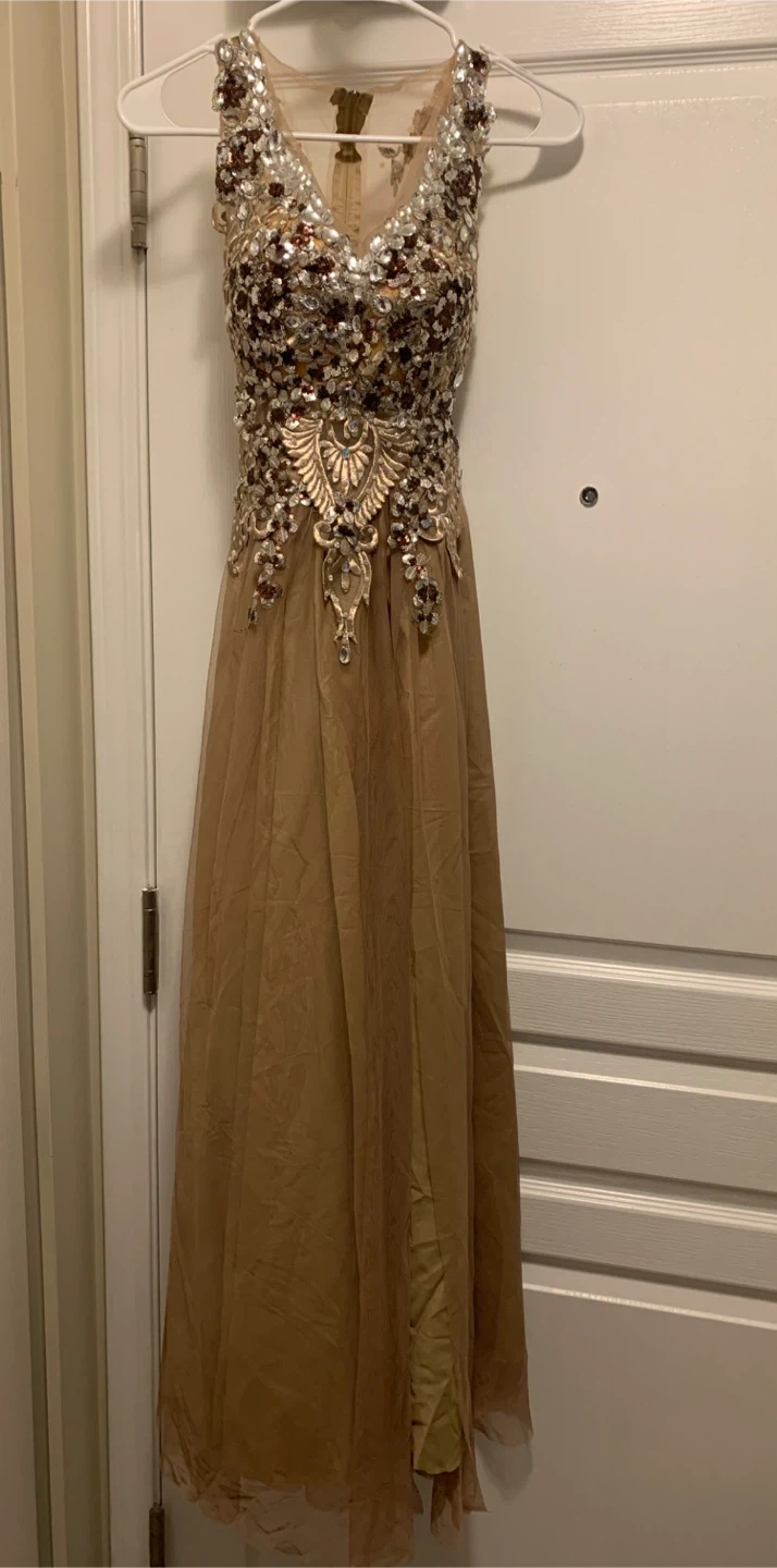Embellished Evening Gown