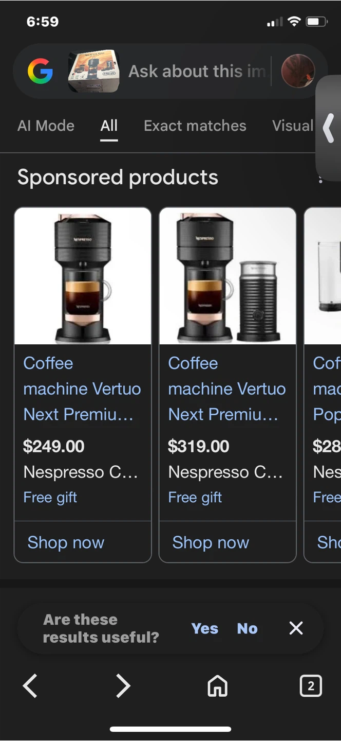 DeLonghi Nespresso Vertuo Next Coffee Machine - photo 3