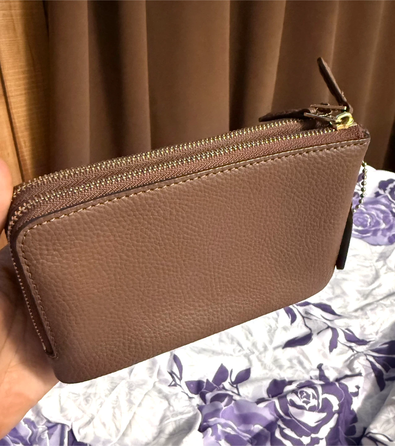 Coach Brown Leather Wristlet - photo 2