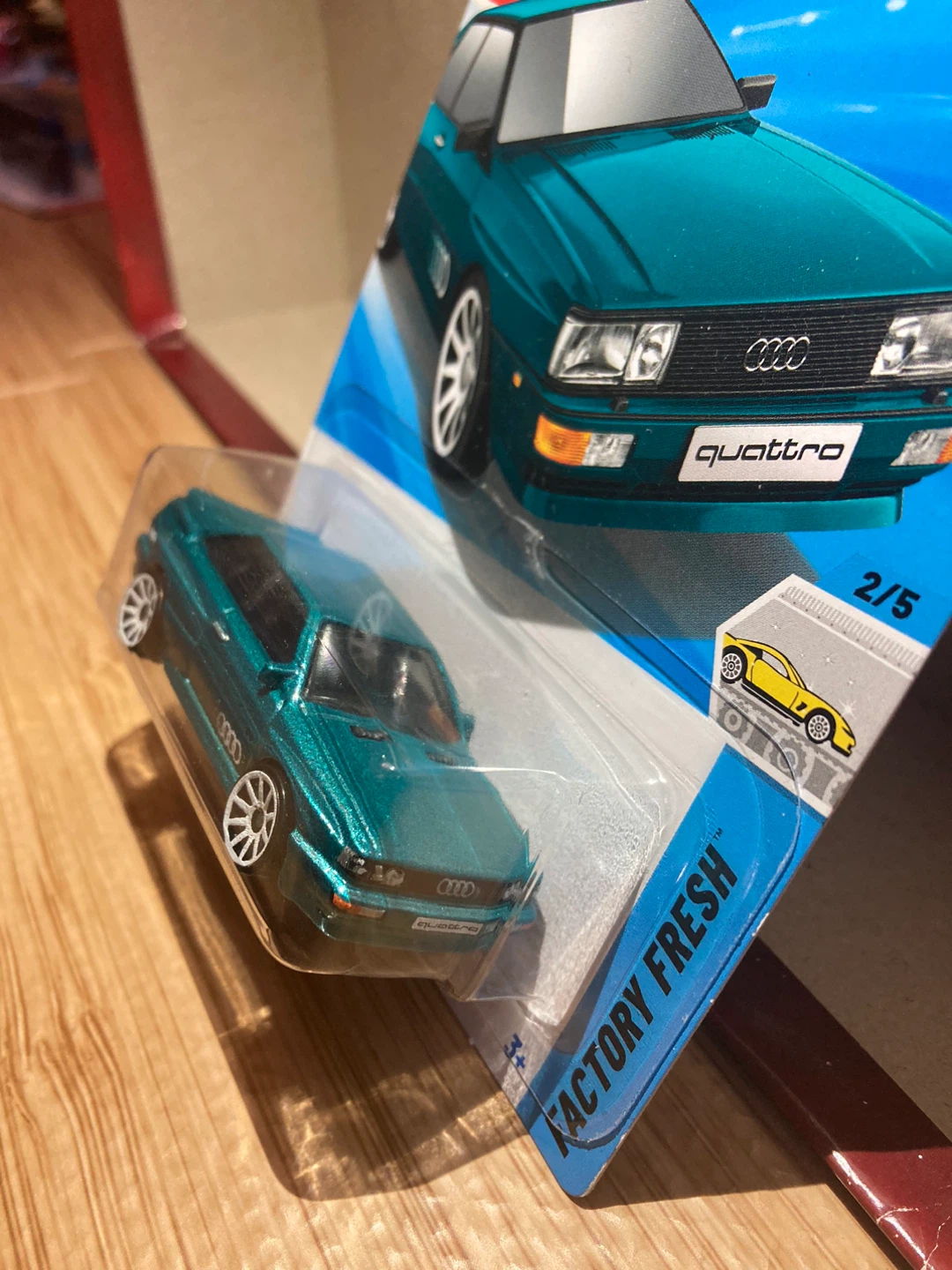 Hot Wheels / 87 Audi Quattro / Teal Blue - photo 2
