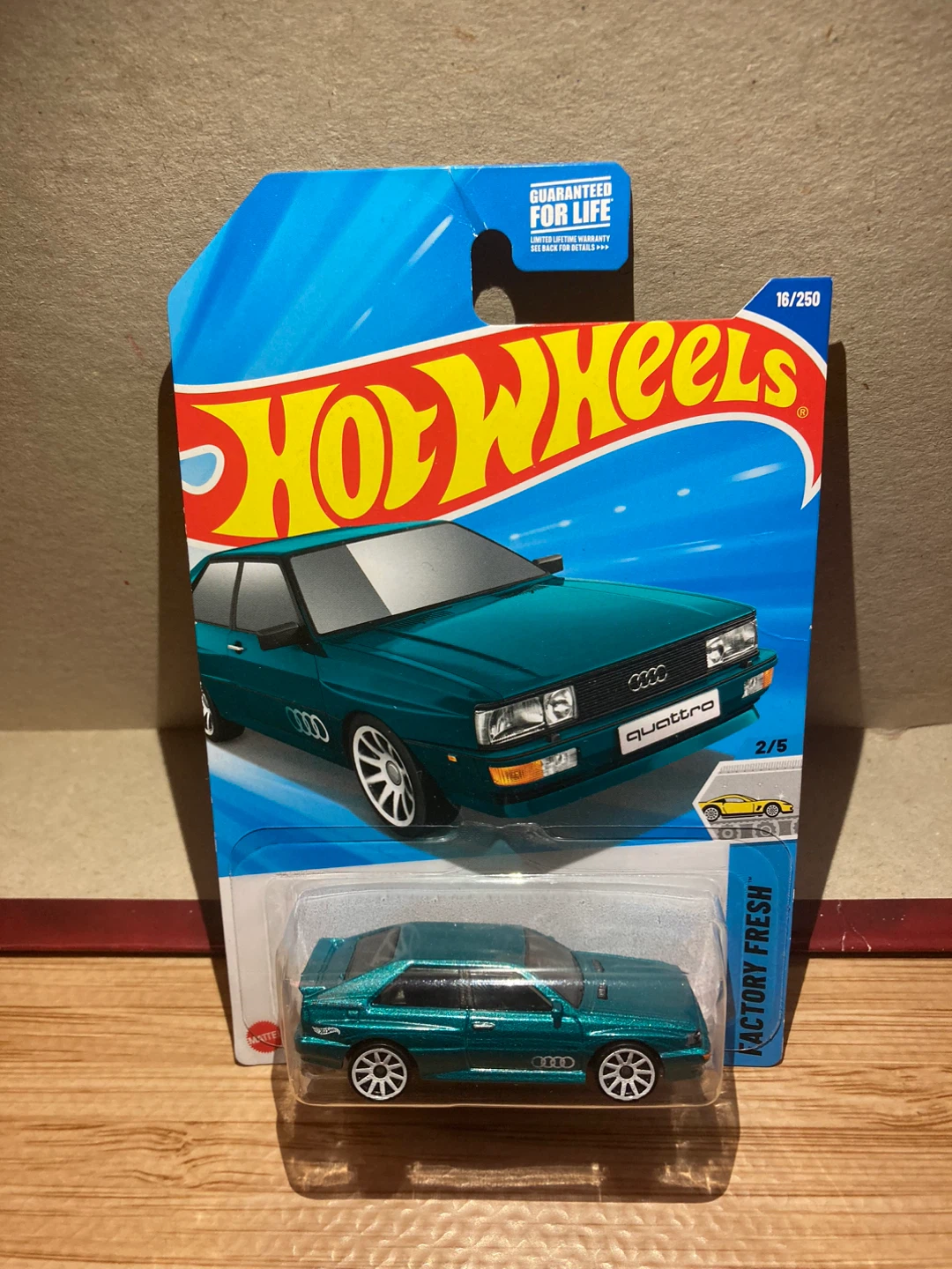 Hot Wheels / 87 Audi Quattro / Teal Blue
