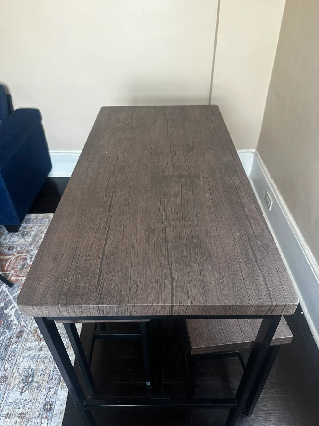 🥕 Compact Dining Set with 4 Stools 🥕 - photo 2