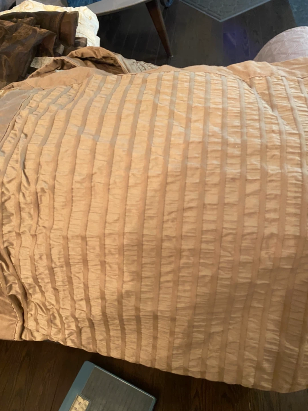 King size Taupe Damask Pattern Duvet set - photo 2