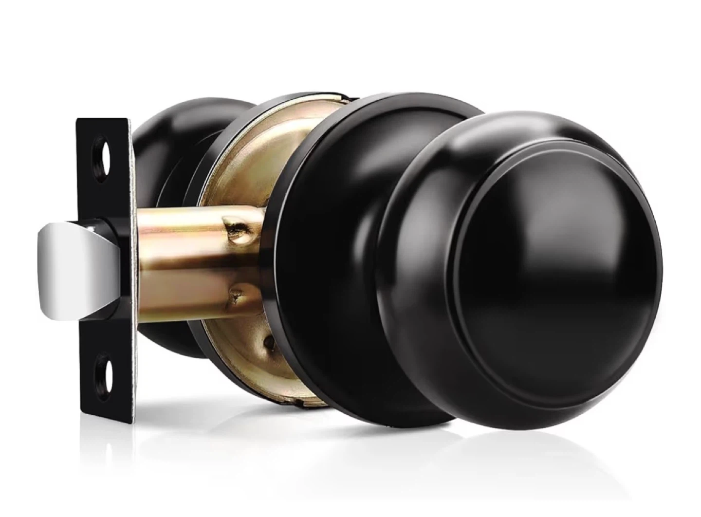 🥕 Black Door Knob Set