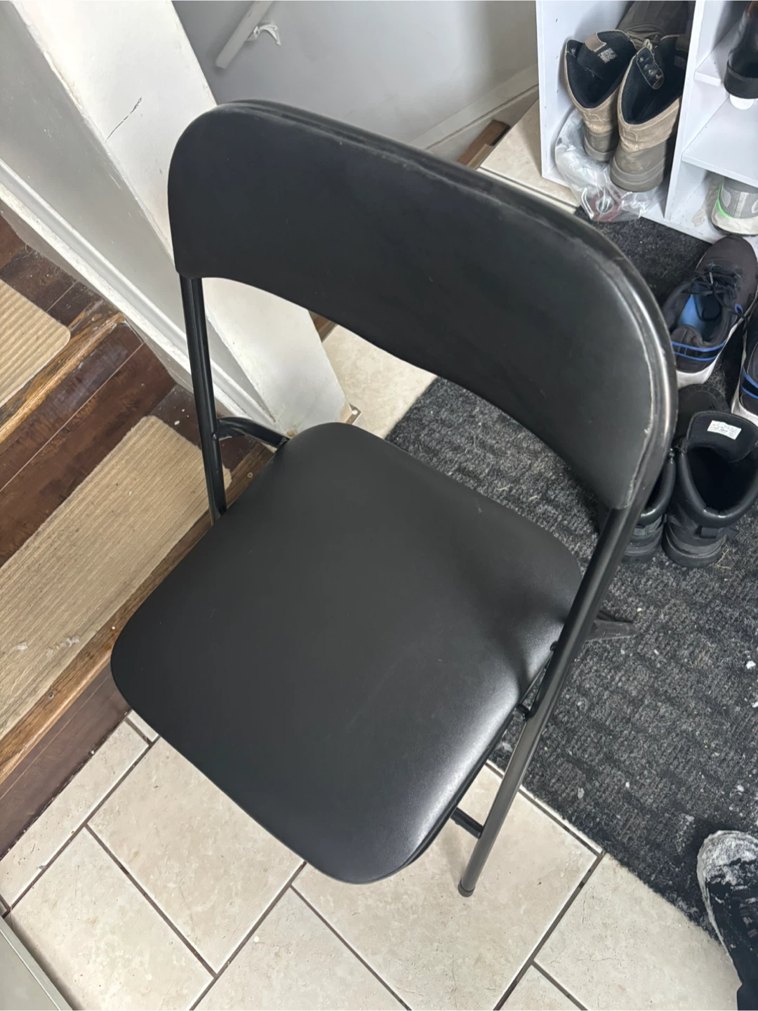 🥕 Black Folding Chairs x4