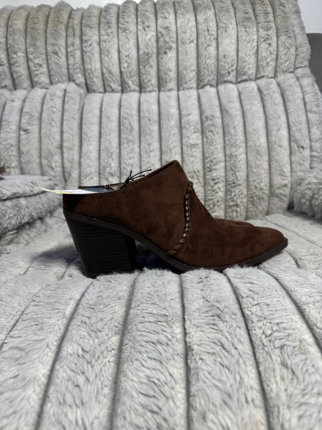 Universal Thread Brown Suede Mules Size 9 - photo 5