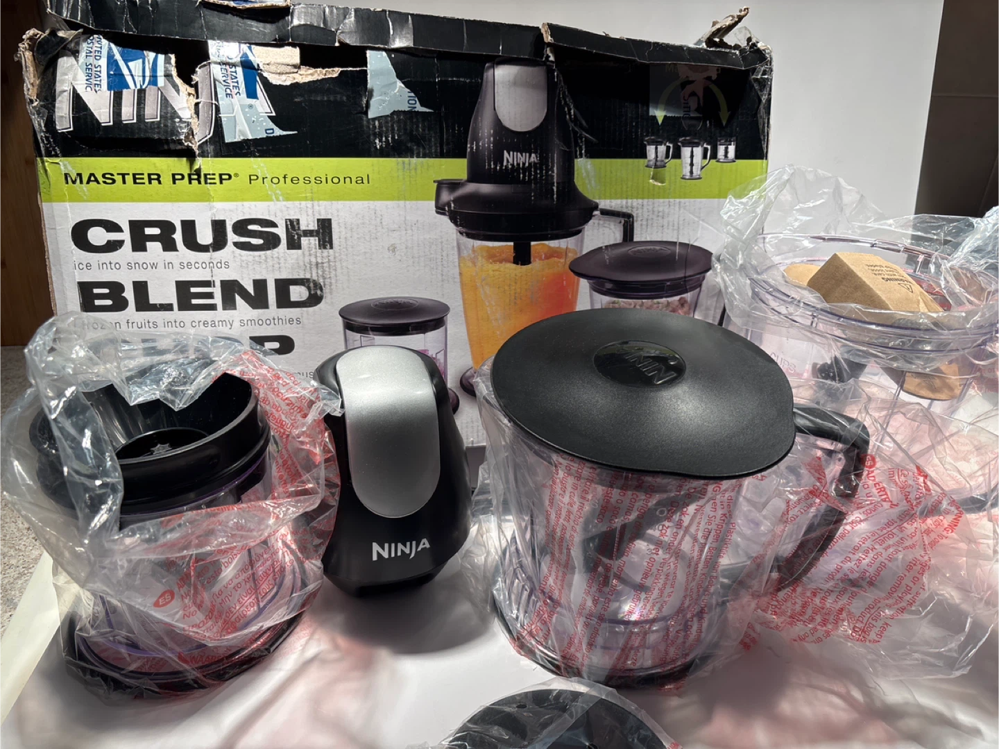 New Ninja Master Prep Professional Blender and Food Processor