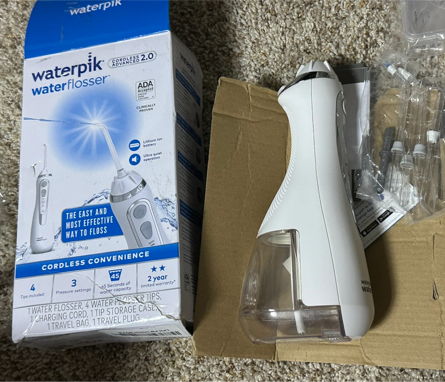 Waterpik Waterflosser Cordless Advanced 2.0