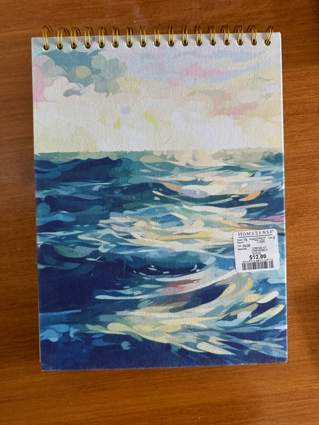 Homesense Spiral Sketchbook - Ocean Art cover - photo 3