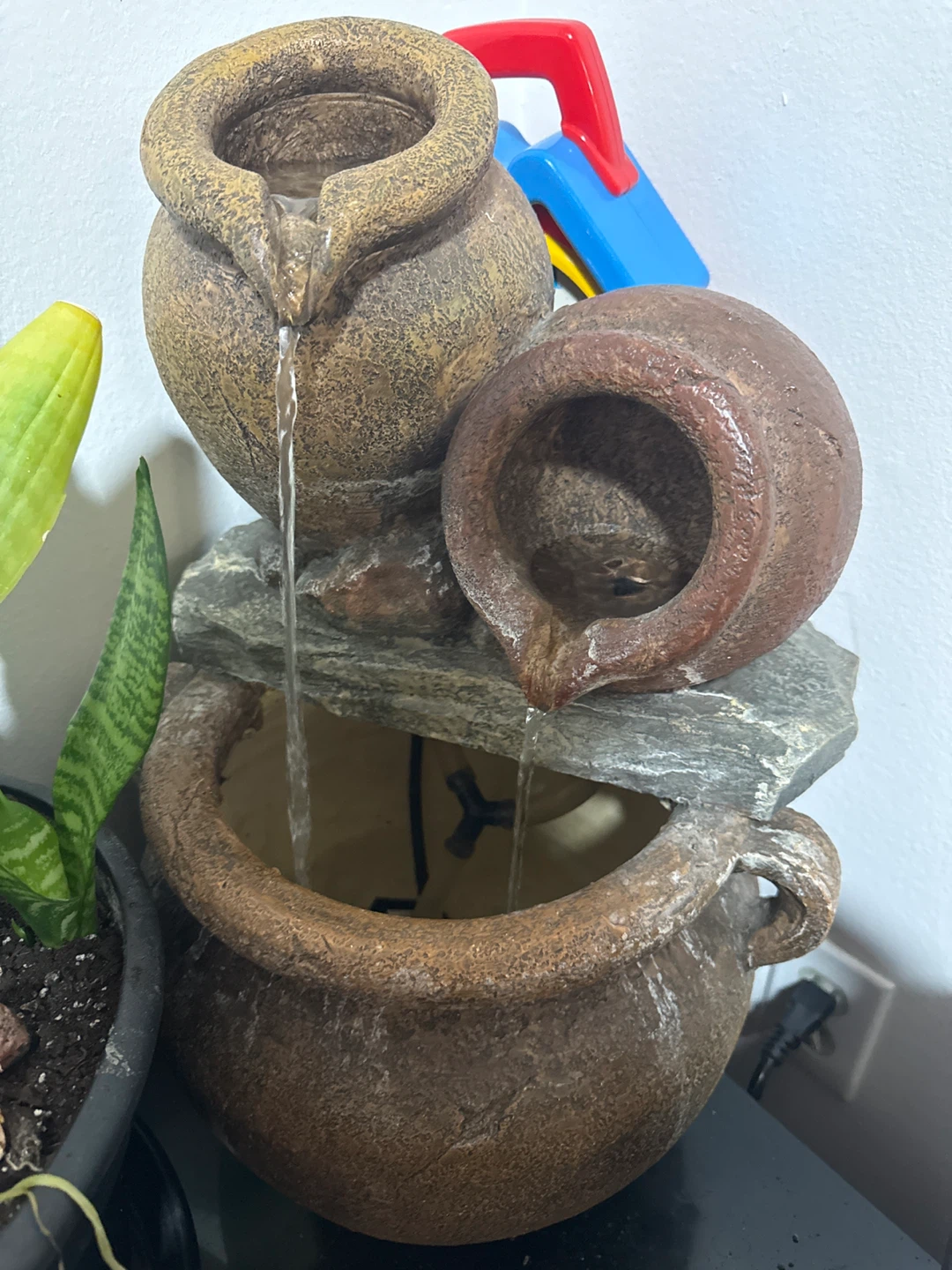 Tabletop Fountain with Pots - photo 2
