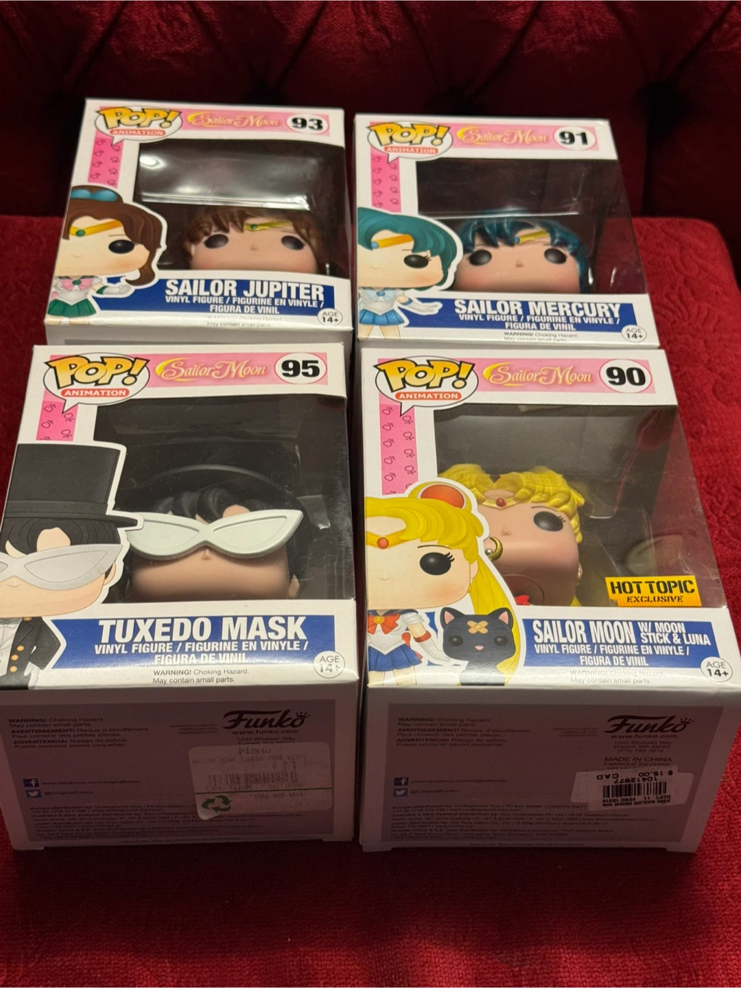 Funko Pop! Sailor Moon Vinyl Figures (Set of 4) - photo 2