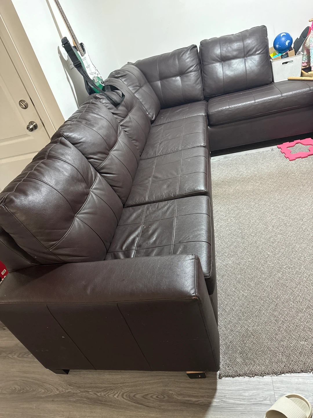 Dark Brown Sectional Sofa