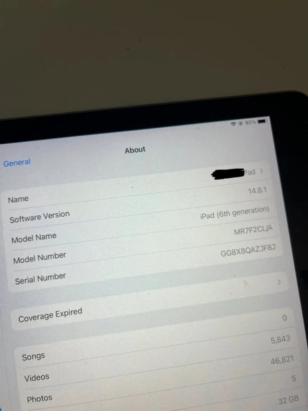Apple iPad (6th Gen) Wi-Fi 32GB Space Gray - photo 2