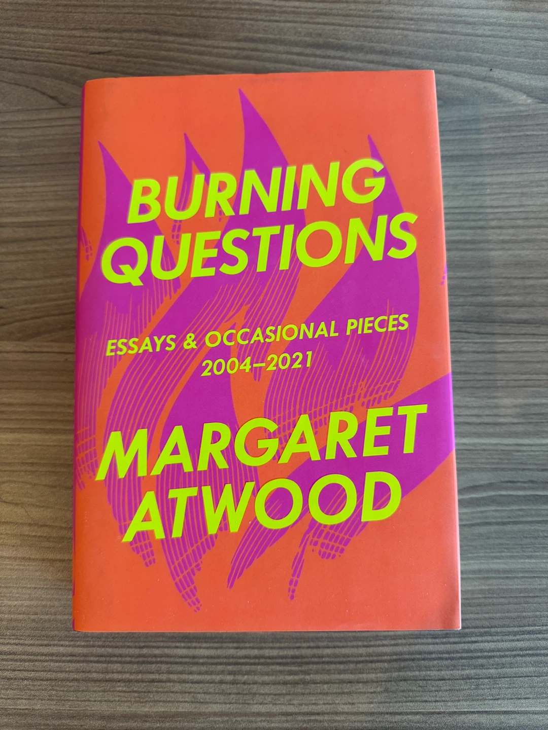 Burning Questions by Margaret Atwood, Hardcover Book