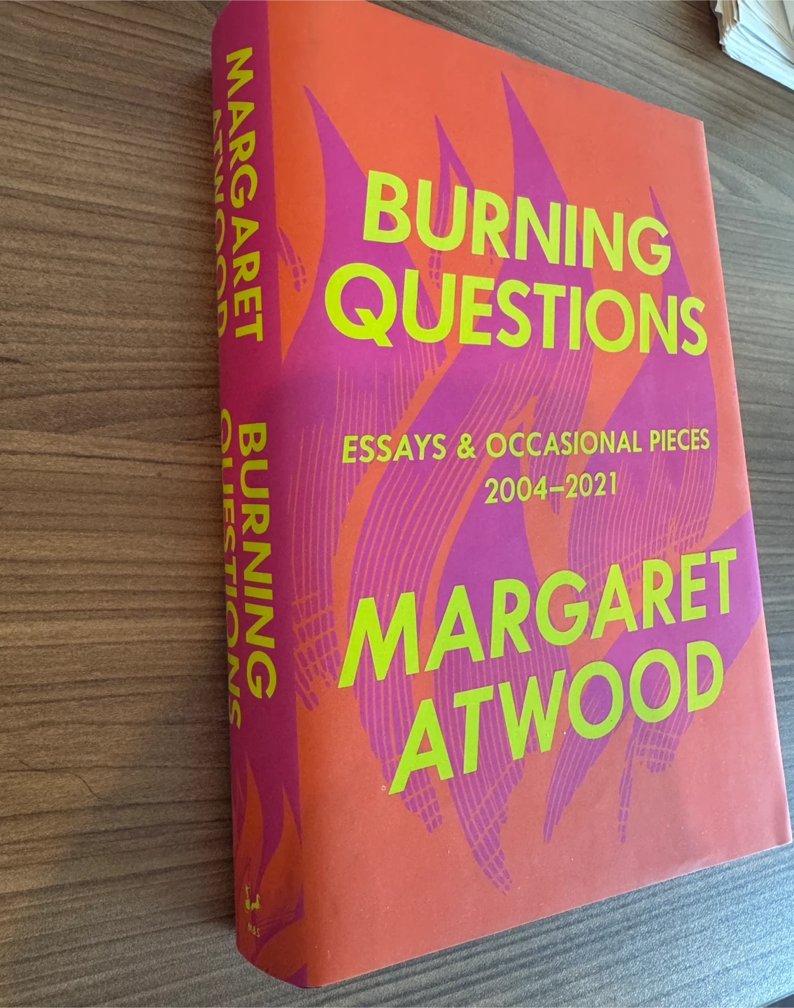Burning Questions by Margaret Atwood, Hardcover Book - photo 2