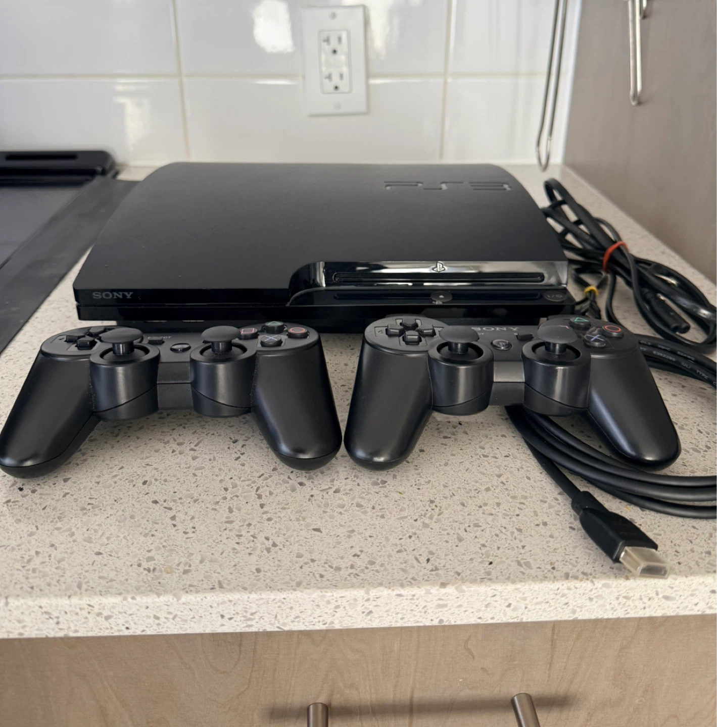 Sony PlayStation 3 Console with 2 Controllers