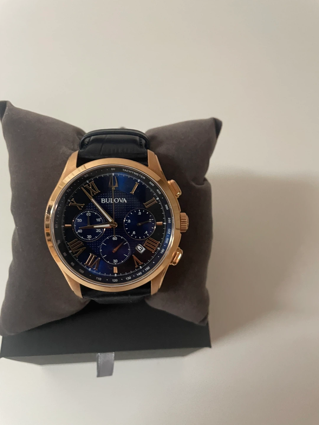 Bulova Chronograph Watch - Blue Dial