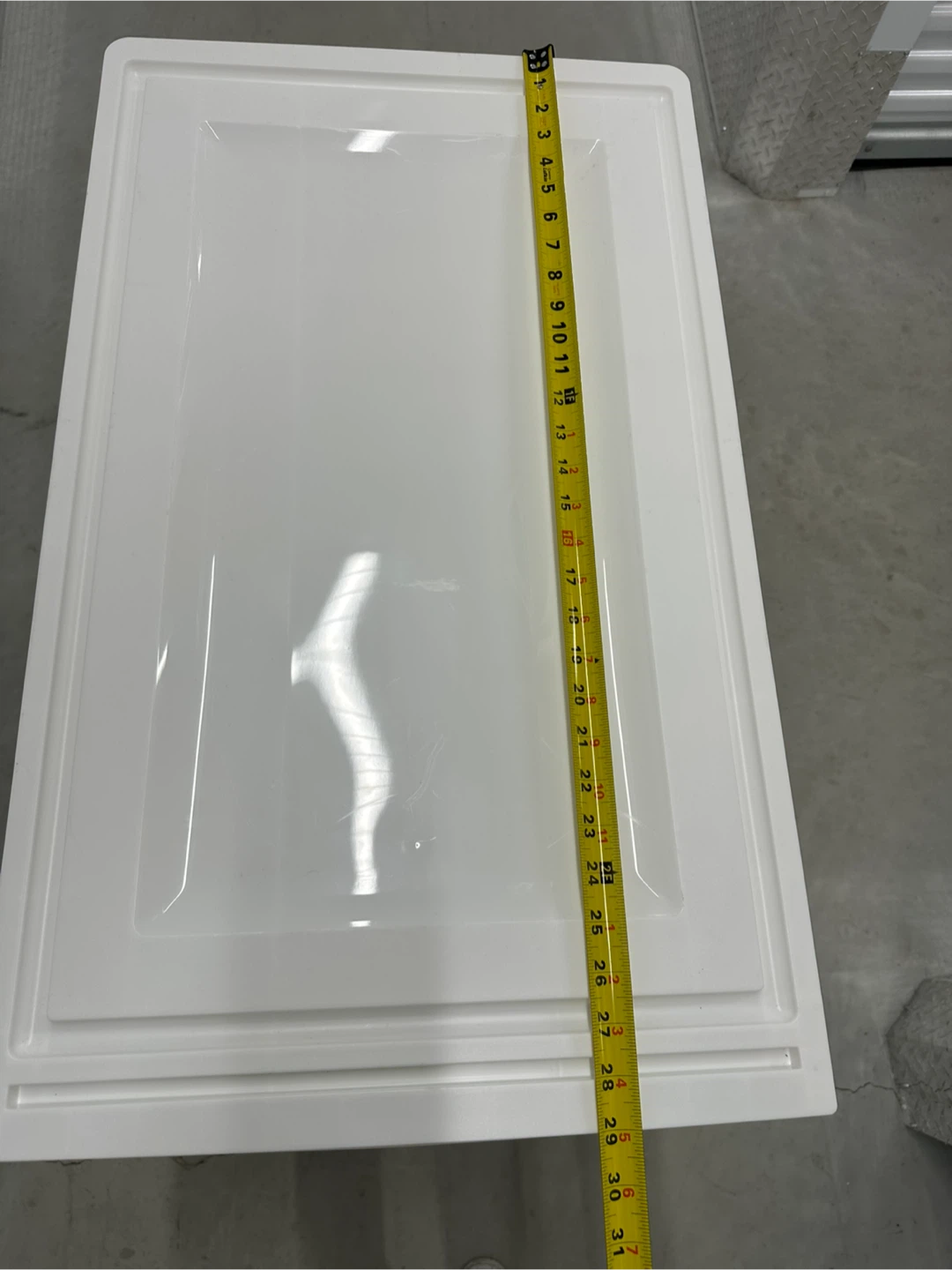 White Plastic Storage Drawer - photo 3