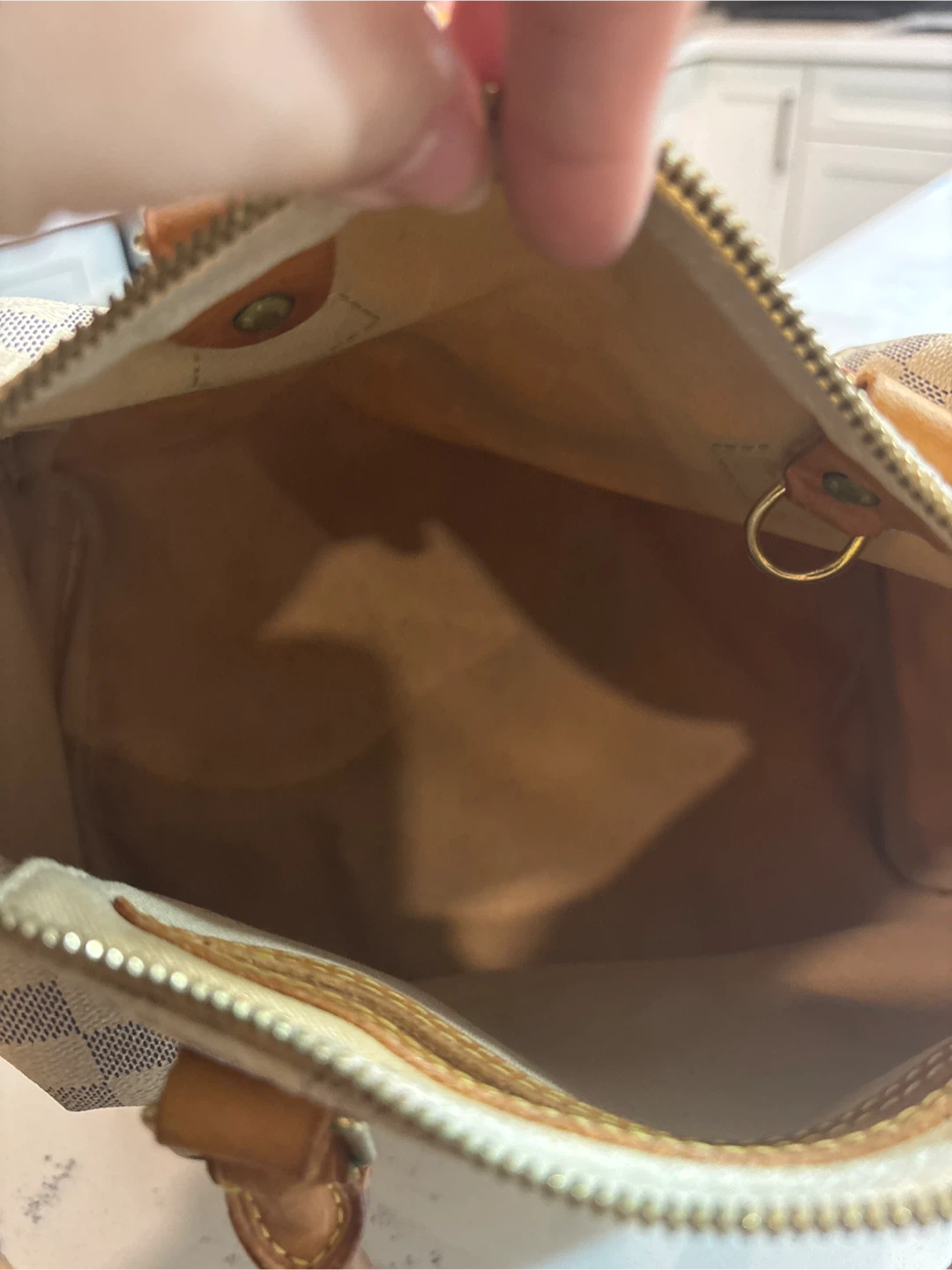 Louis Vuitton Speedy Damier Azur Canvas Bag - photo 5