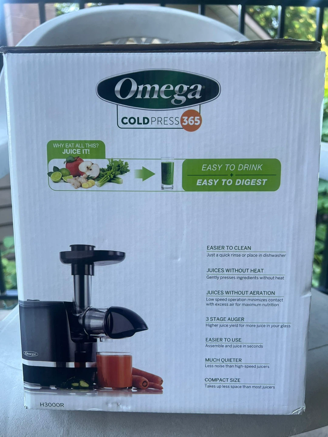 Omega Cold Press 365 Juicer H3000R - photo 2