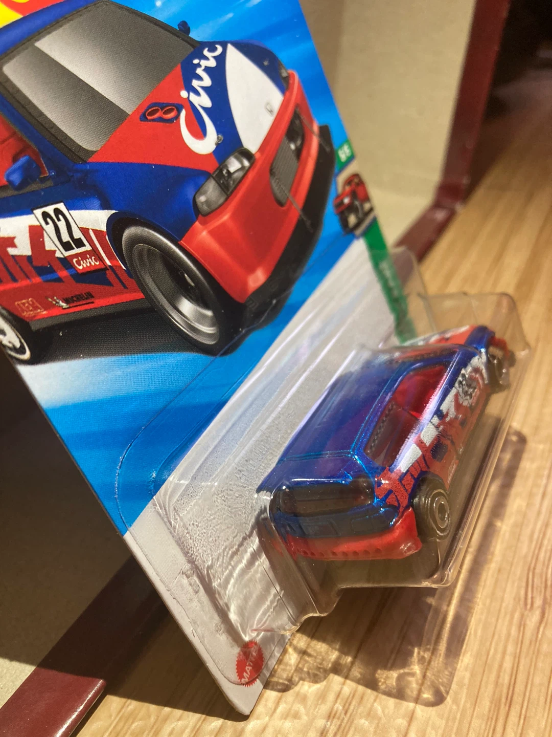 Hot Wheels / Honda Civic Custom / Red&Blue - photo 3