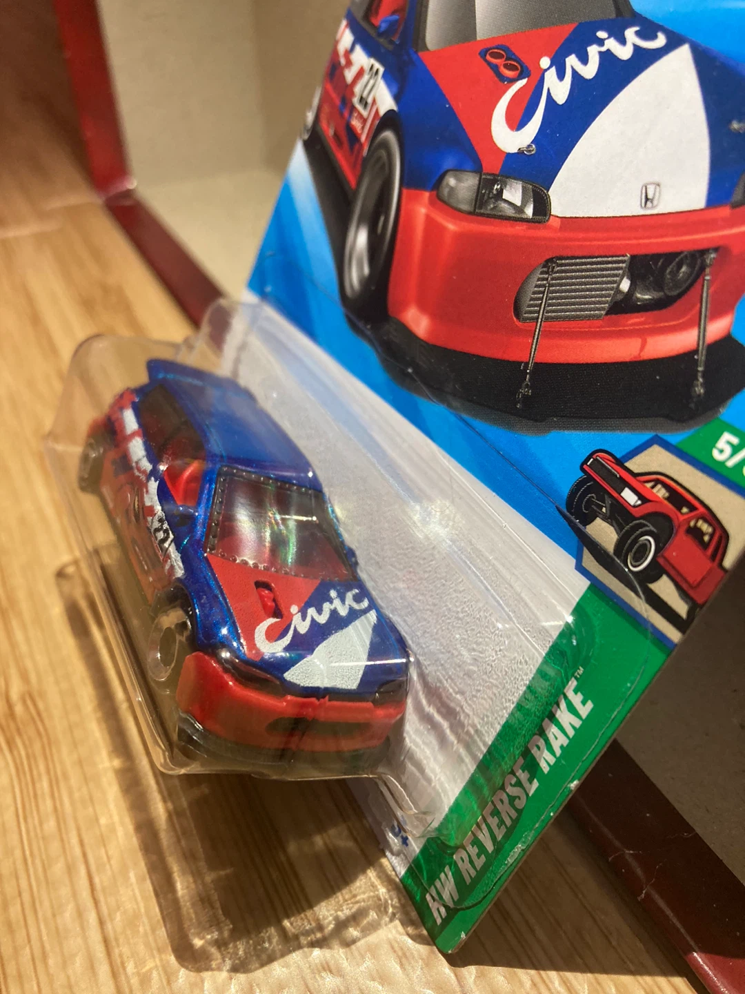 Hot Wheels / Honda Civic Custom / Red&Blue - photo 2