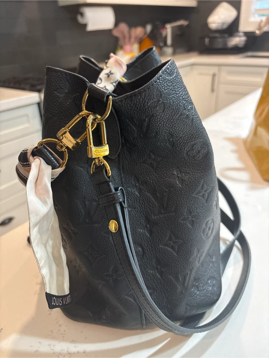 Louis Vuitton Black Monogram Bucket Bag - photo 2
