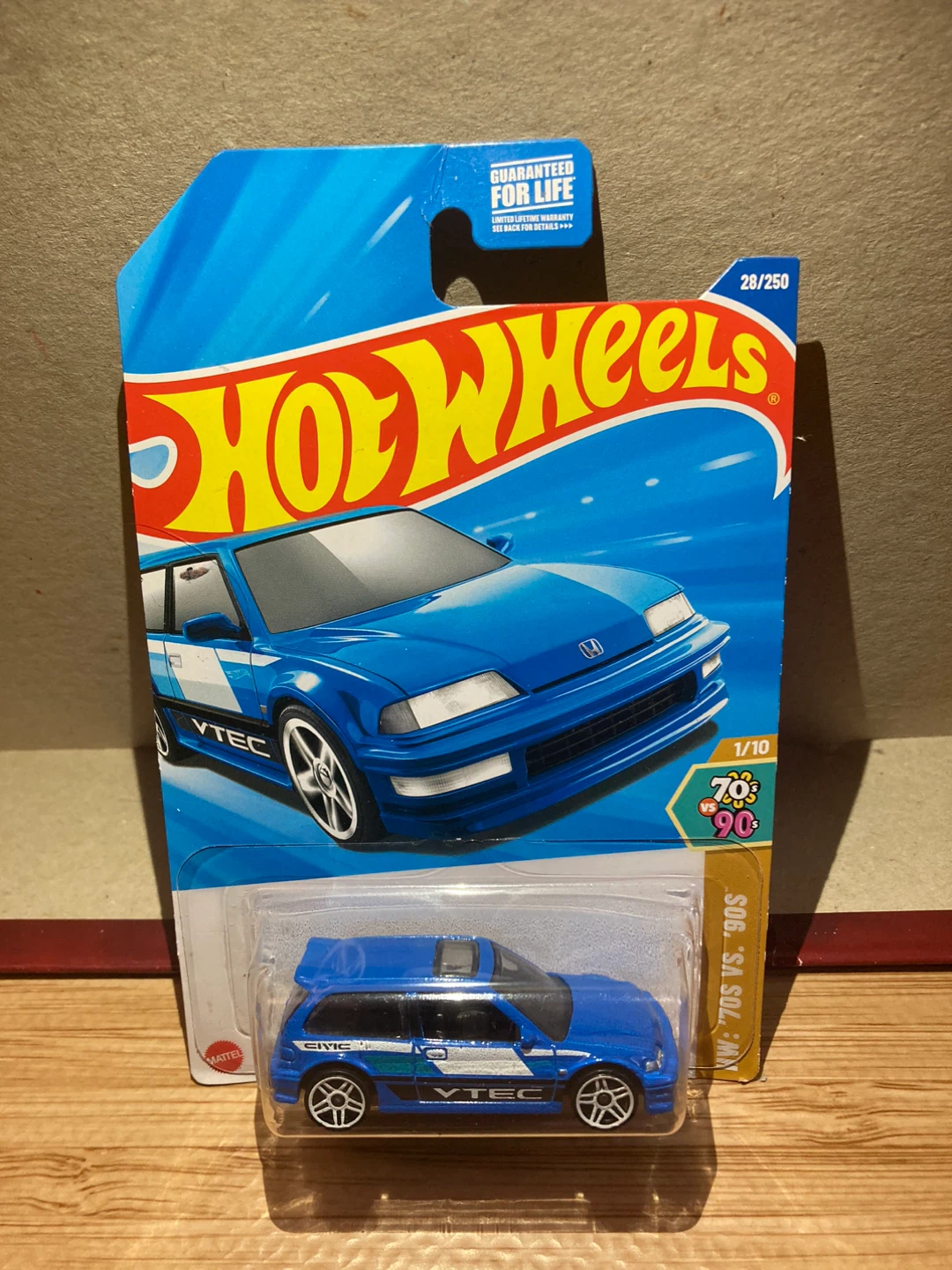 Hot Wheels / 90 Honda Civic EF / Blue